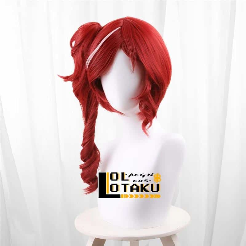 Wig Commision Perücken Styling Service Fiona Gilman Cosplay Wig Identity V Red White Mixed Heat Resistant Synthetic Hair Halloween Role Play Party Carnival + Wig Cap 2 1907513816