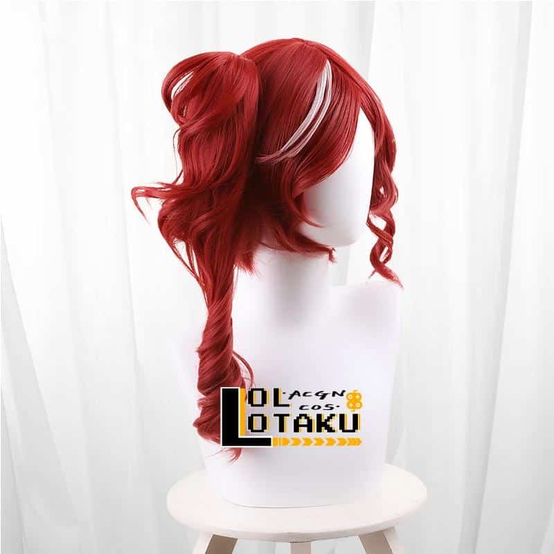 Wig Commision Perücken Styling Service Fiona Gilman Cosplay Wig Identity V Red White Mixed Heat Resistant Synthetic Hair Halloween Role Play Party Carnival + Wig Cap 3 413251031
