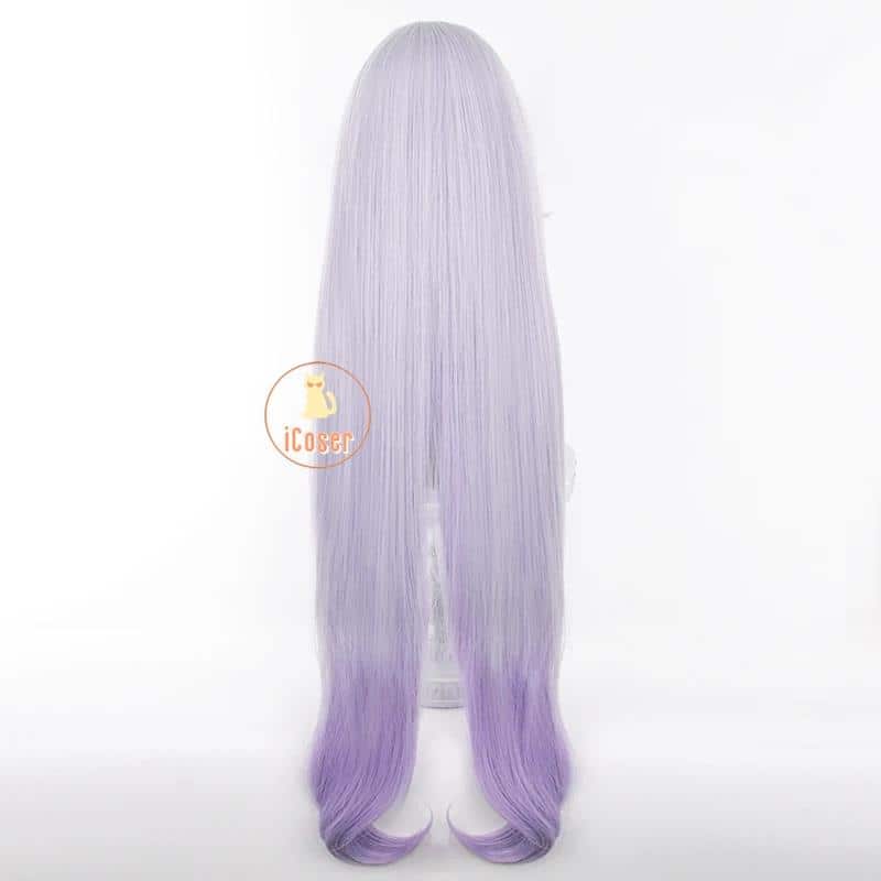 Wig Commision Perücken Styling Service Honkai Star Rail Black Swan Cosplay Wig Perücke Light Purple Long Hair Garden of Recollection für Damen Accesoires 5 462674824