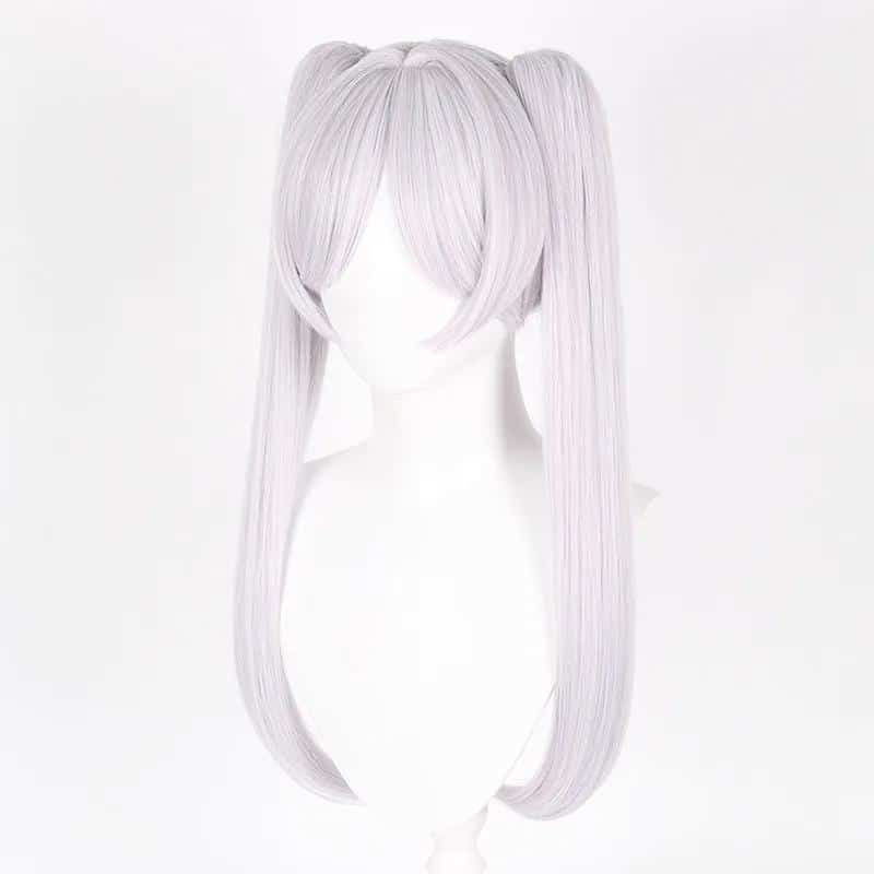 Wig Commision Perücken Styling Service Frieren Fern Wig Anime Frieren At The Funeral Cosplay Kostüm Headwear Girl Ponytail Heat Resistant Wigs Accessories Haare Prop 3 593937409
