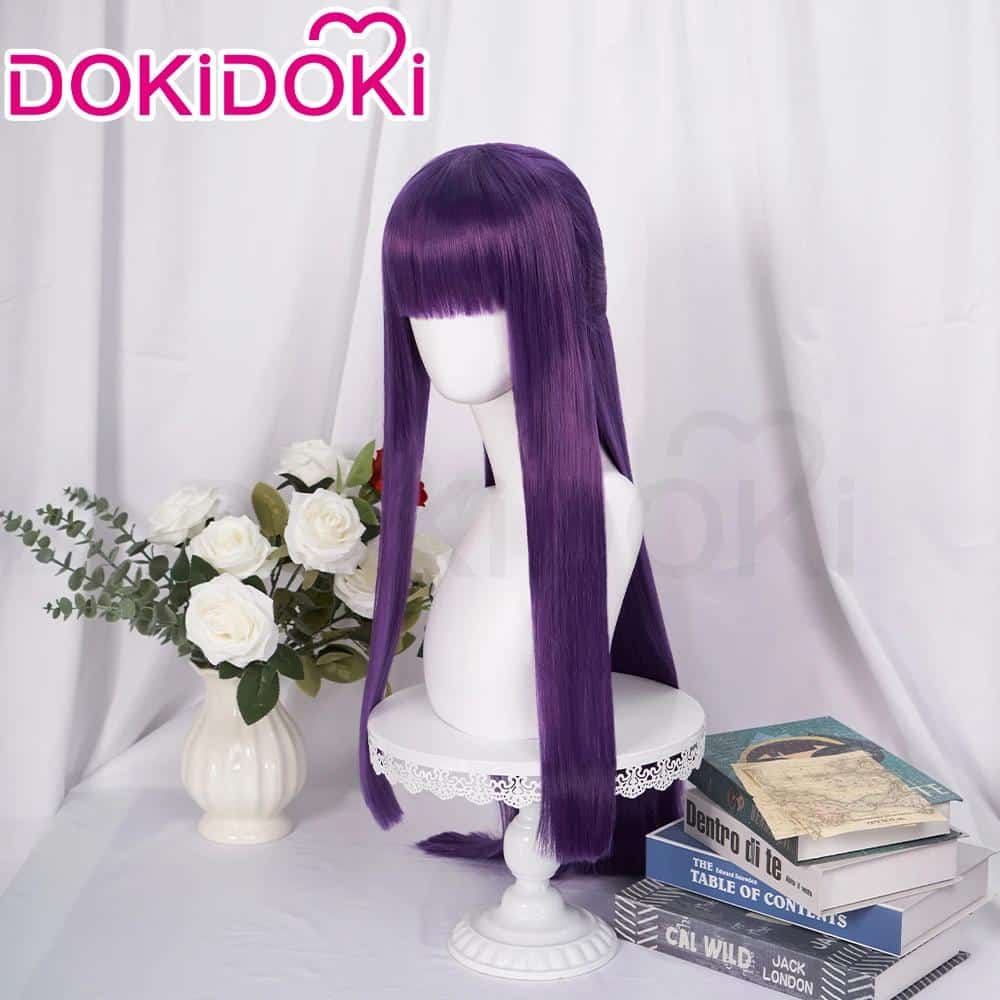 Wig Commision Perücken Styling Service Fern Wig Anime Frieren: Beyond Journey's End Cosplay Wig DokiDoki Women Cosplay Purple Hair Heat Resistant Synthetic Halloween 2 758310377