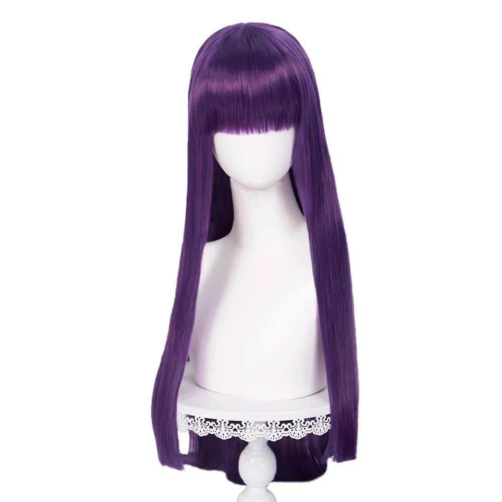 Wig Commision Perücken Styling Service Fern Wig Anime Frieren: Beyond Journey's End Cosplay Wig DokiDoki Women Cosplay Purple Hair Heat Resistant Synthetic Halloween 6 824255528