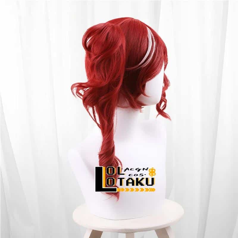 Wig Commision Perücken Styling Service Fiona Gilman Cosplay Wig Identity V Red White Mixed Heat Resistant Synthetic Hair Halloween Role Play Party Carnival + Wig Cap 4 929220329