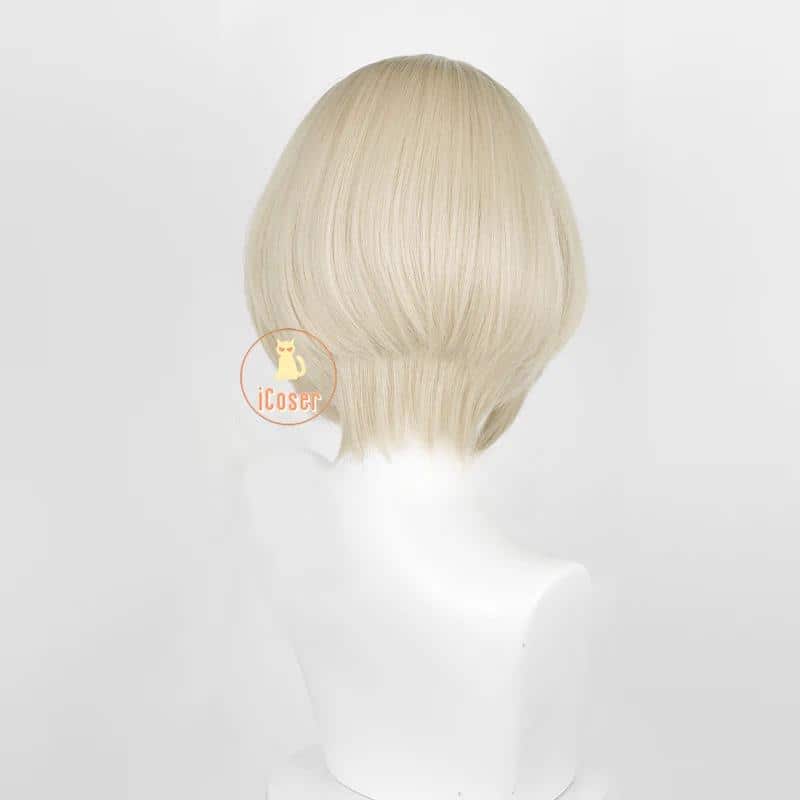 Wig Commision Perücken Styling Service Freminet Cosplay Wig Perücke Genshin Impact Light Blonde Short Hair Lyney Lynette Brother Fontaine Diver Damen Herren Props 4 949433491